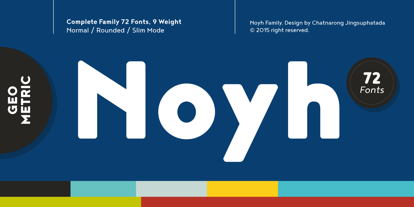 Ejemplo de fuente Noyh R Semi Light Italic